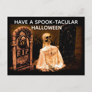 Spooktacular Halloween Postcard
