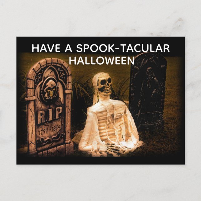 Spooktacular Halloween Postcard (Front)