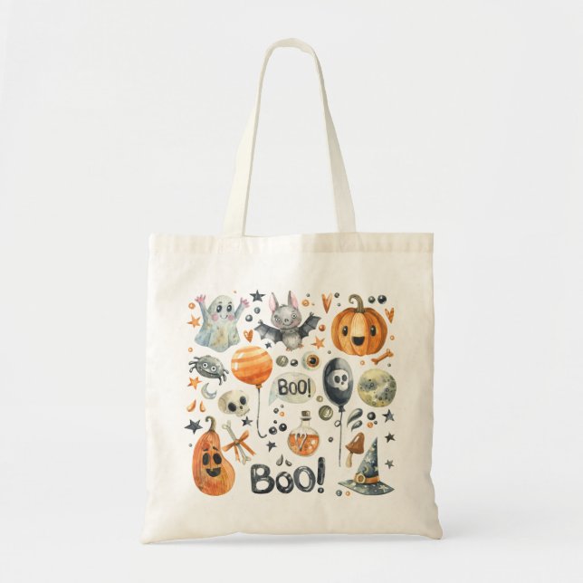 Spooktacular Halloween Trick or Treat | Tote Bag (Front)