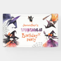Spooktacular Halloween witches Birthday party
