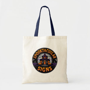 Spooktacular Haunted House Halloween Tote Bag