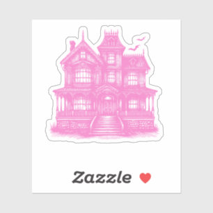 Spooktacular Haunted Pink Mansion Halloween