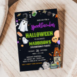 Spooktacular Kids Costume Halloween Birthday Party Invitation<br><div class="desc">Celebrate a fang-tastic birthday with our Halloween-themed invitations! Perfect for making your little one’s birthday extra magical and memorable. Download,  print,  and let the party begin! 🎈🎂👻

8SE C</div>