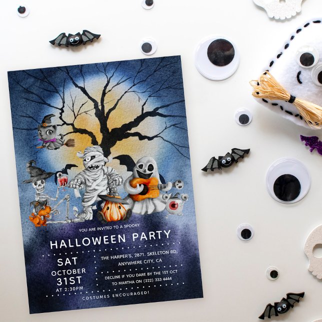 Spooktacular Kids Halloween Party Invitation (Creator Uploaded)