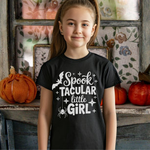 "Spooktacular Little Girl Halloween Gift for Girl T-Shirt