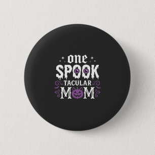 Spooktacular Mum Halloween Design_1 6 Cm Round Badge