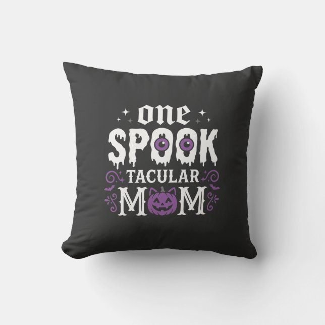 Spooktacular Mum Halloween Design_1 Cushion (Front)