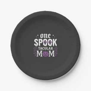 Spooktacular Mum Halloween Design_1 Paper Plate