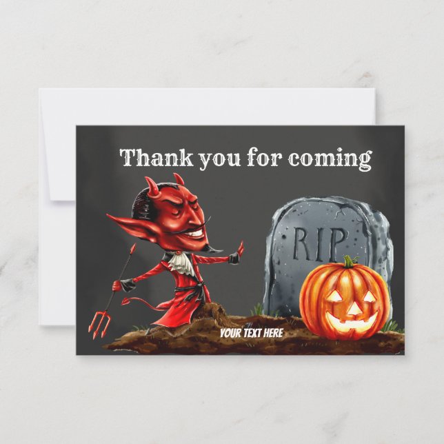 Spooktacular night thank you card (Front)
