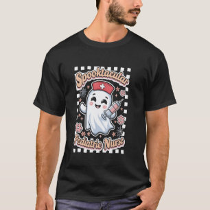 Spooktacular Paediatrics Nurse Childcare Ghost T-Shirt