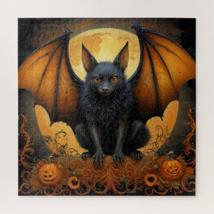 Spooktacular scary Halloween Animals in Disguise Jigsaw Puzzle