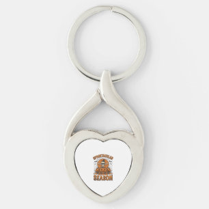 Spooktacular Season Vintage Halloween Skull Pumpki Key Ring