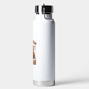 Spooktacular Season Vintage Halloween Skull Pumpki Water Bottle