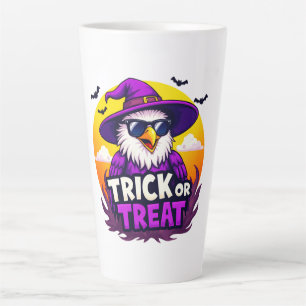 Spooktacular "TRICK OR TREAT" Halloween Design! Latte Mug