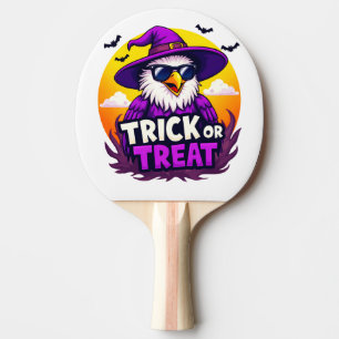 Spooktacular "TRICK OR TREAT" Halloween Design! Ping Pong Paddle