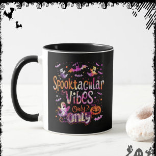 Spooktacular Vibes Only   ExDesigner   Halloween Mug