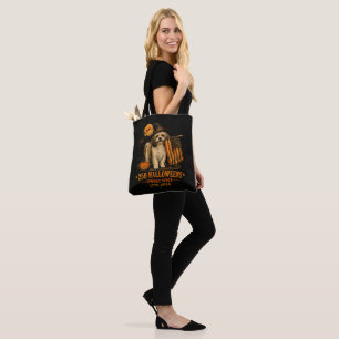 Spooky 250 Halloweens Shih Tzu Patriotic 1776-2026 Tote Bag