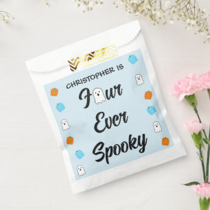 Spooky 4th Birthday Favour Bags
