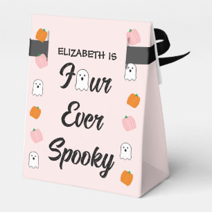 Spooky 4th Birthday Favour Box
