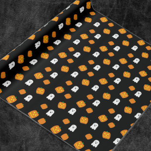 Spooky 4th Birthday Wrapping Paper