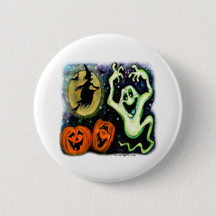 Spooky 6 Cm Round Badge