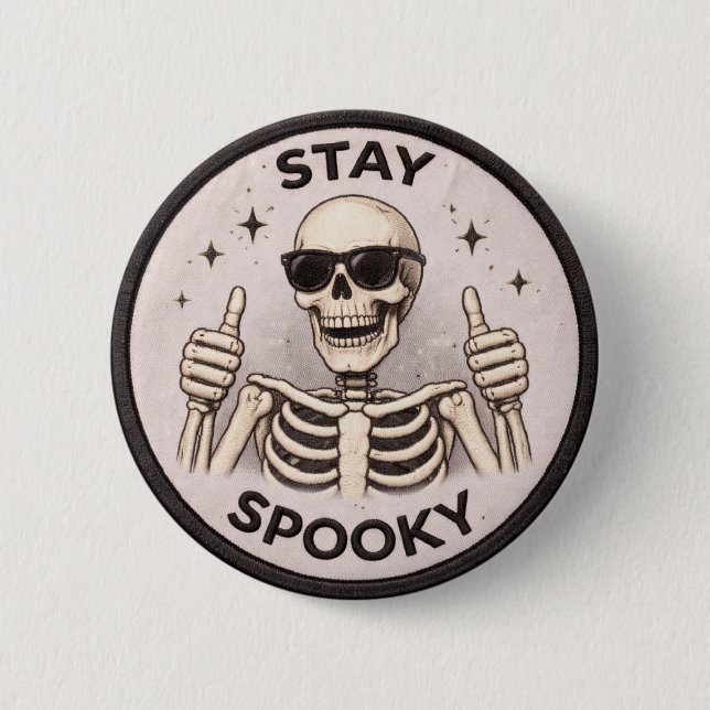 Spooky 6 Cm Round Badge (Front)