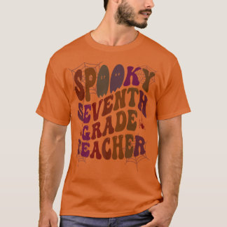 SPOOKY 7TH GRADE TEACHER Costume This Is My Fabool T-Shirt