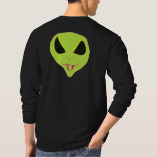Spooky Alien face fangs Shirts