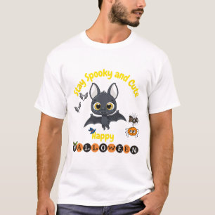 Spooky And Cute Halloween Bat T-Shirt