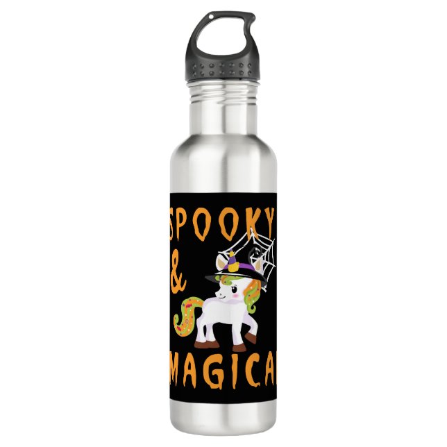 Spooky And Magical Halloween Costume 710 Ml Water Bottle (Front)