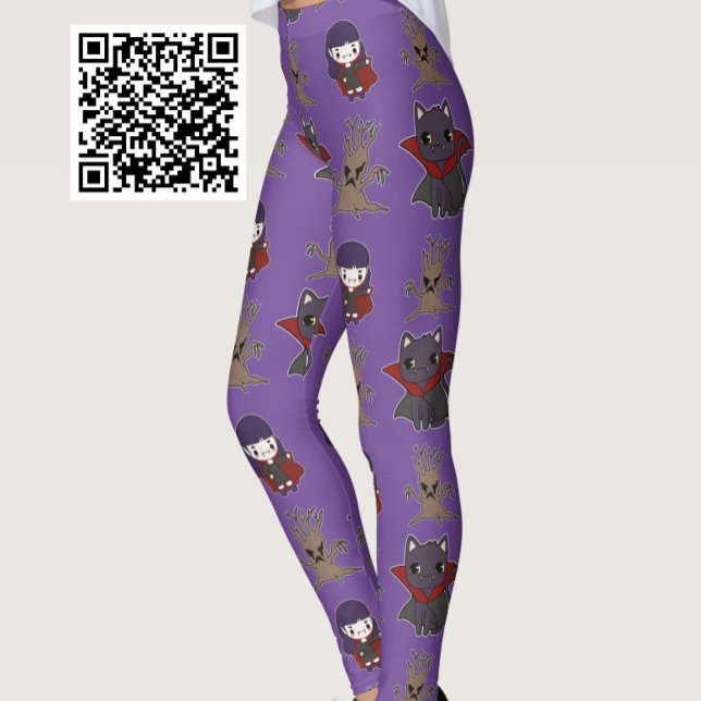 Spooky Anime Halloween  Leggings (Creator Uploaded)