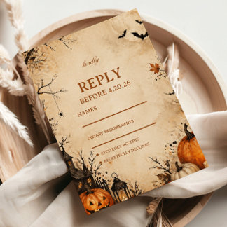 Spooky Autumn Pumpkin Guest Response