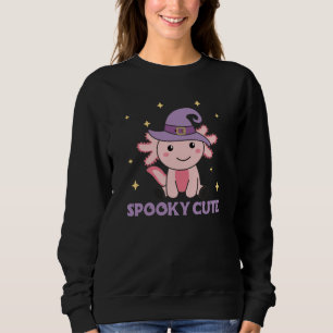 Spooky Axolotl Lovers Cute Animals For Halloween Sweatshirt