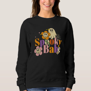 Spooky Babe 2, Funny Halloween Costume Sweatshirt