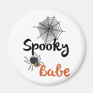 Spooky Babe – Cute Halloween Design Magnet