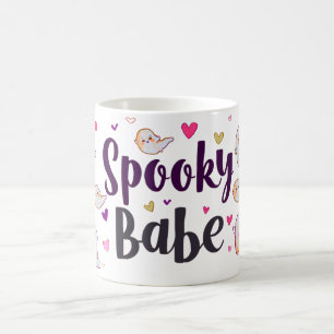 Spooky Babe Mug Cute Halloween Coffee Cup