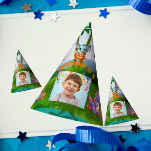 Spooky Baby Dino  Birthday PhotoParty Hats