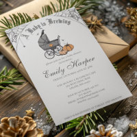 Spooky Baby is Brewing Gothic Baby Shower