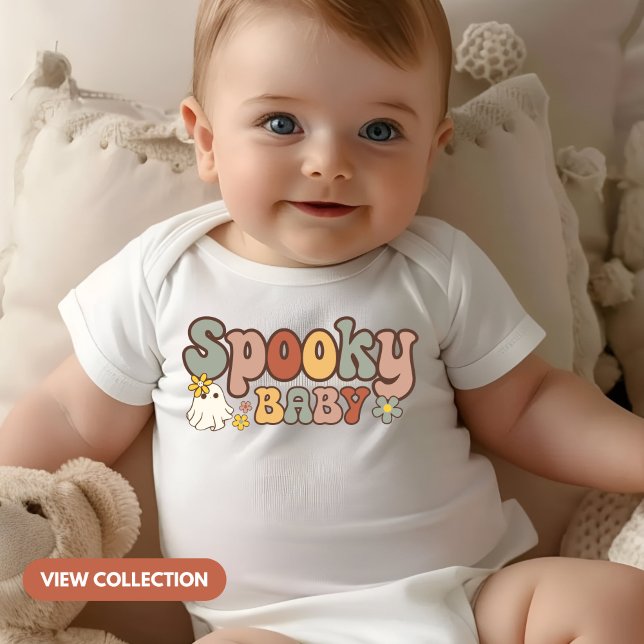 Spooky Baby Retro Halloween Mummy and Me Matching Bodysuit (Creator Uploaded)