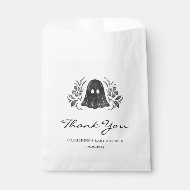 Spooky Baby Shower Favour Bags (Front)