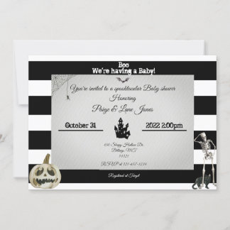 Spooky baby shower Invitation