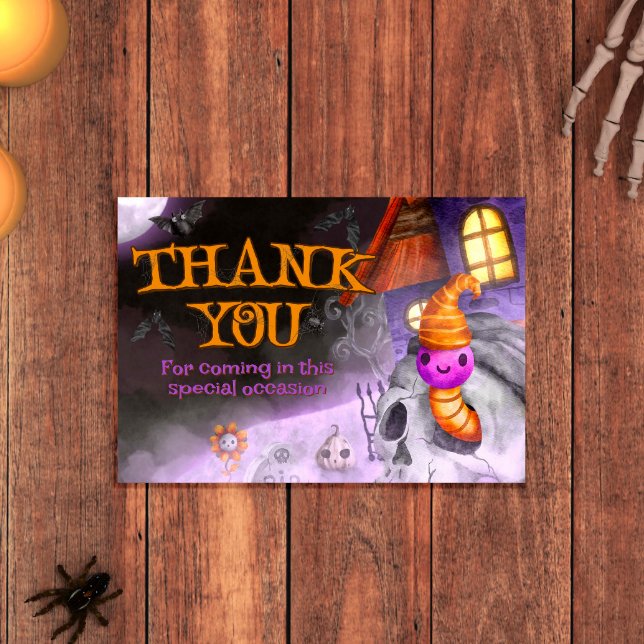 Spooky Baby Shower  Thank You Card (Creator Uploaded)