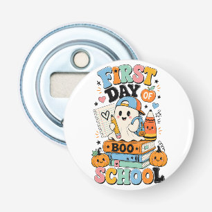 Spooky Back to School Halloween Graphic Design Bottle Opener
