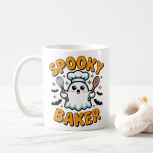 Spooky Baker – Cute Ghost Halloween Baking Coffee Mug
