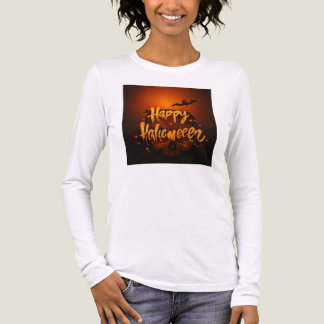 Spooky Bat Halloween Greeting Design Tri-Blend Shirt