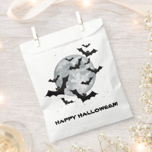 Spooky Bats Happy Halloween Party Favour Bags