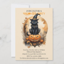 Spooky Black Cat Halloween