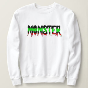 Spooky Blood Dripping Momster Halloween  Sweatshirt