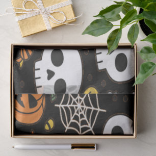 Spooky Bones And Skeletons For Halloween Tissue Paper