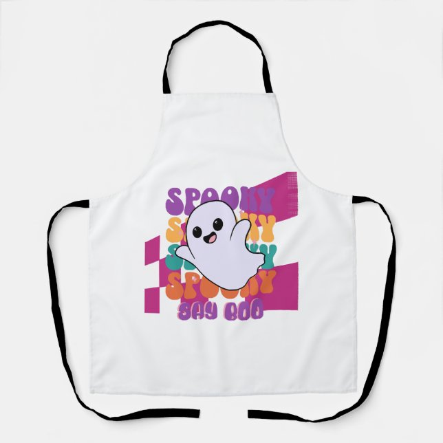 Spooky Boo Apron (Front)